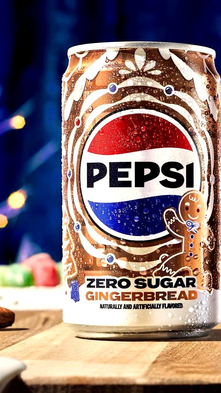 Pepsi запускает зимнюю лимитированную серию газировки со вкусом имбирного пряника