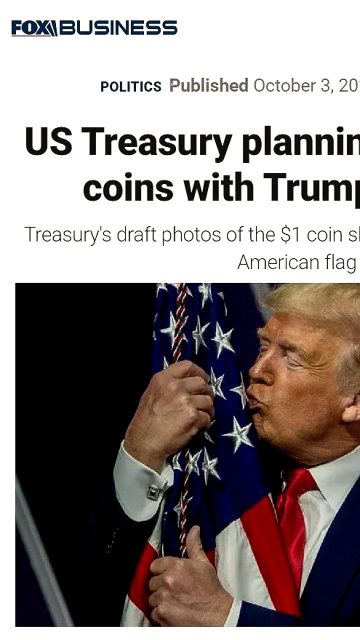 Казначейство США анонсировало выпуск монеты с изображением Дональда Трампа