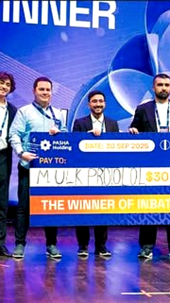 Узбекский стартап Mulk Protocol выиграл InBattle Startup Awards на INMerge Innovation Summit 2025 в Баку