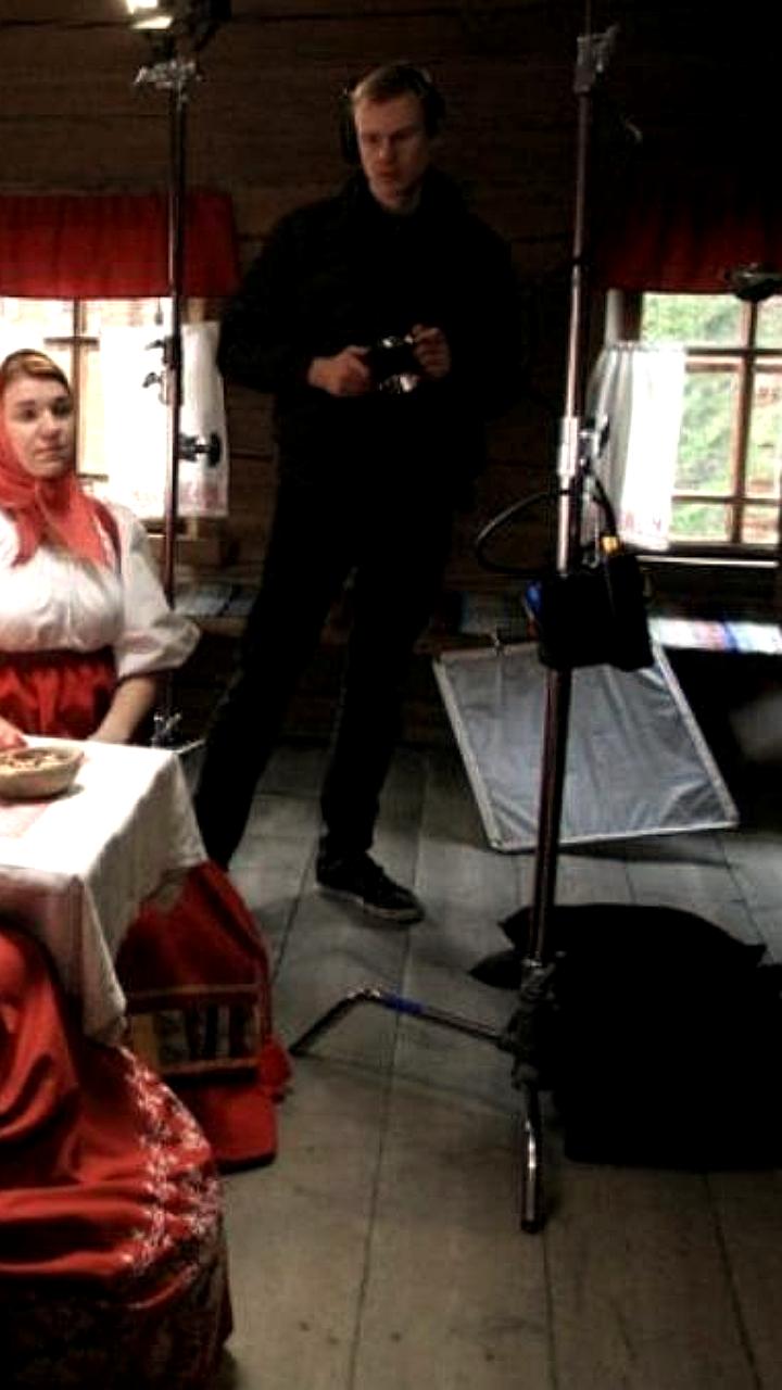 Съемки клипов Северного русского народного хора в Малых Корелах