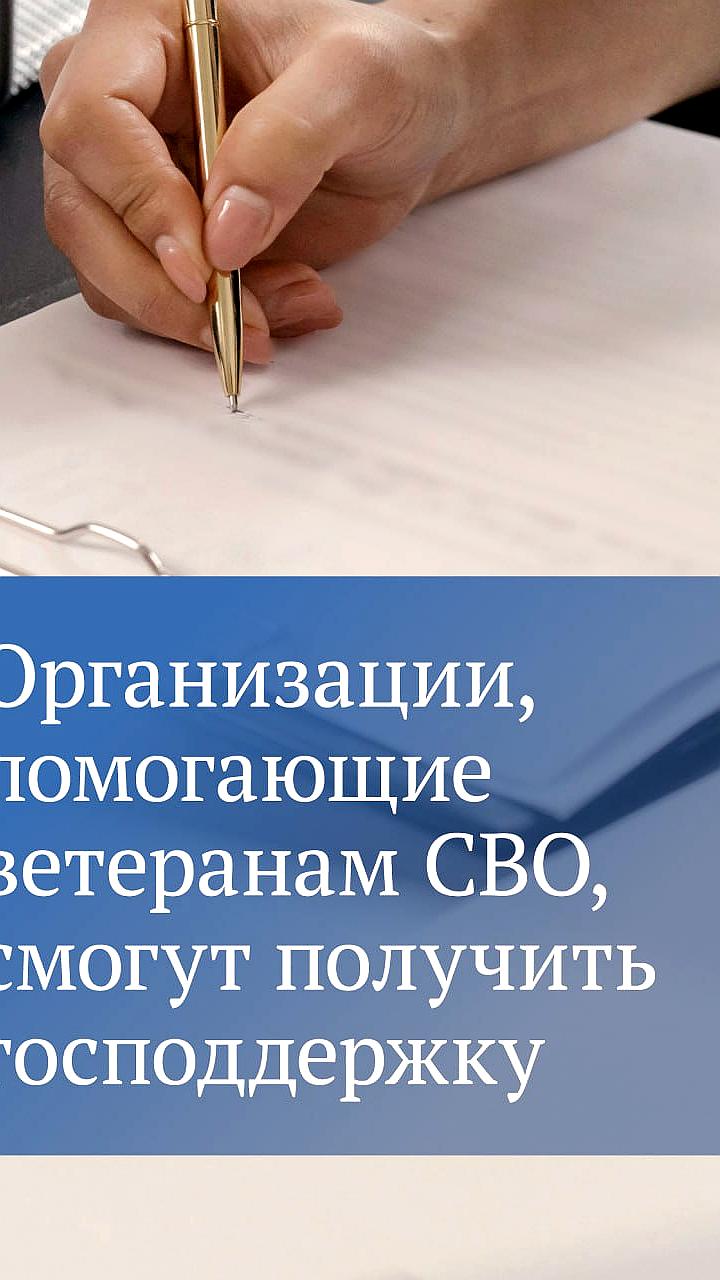 Депутаты рассматривают законопроект о поддержке НКО для ветеранов СВО