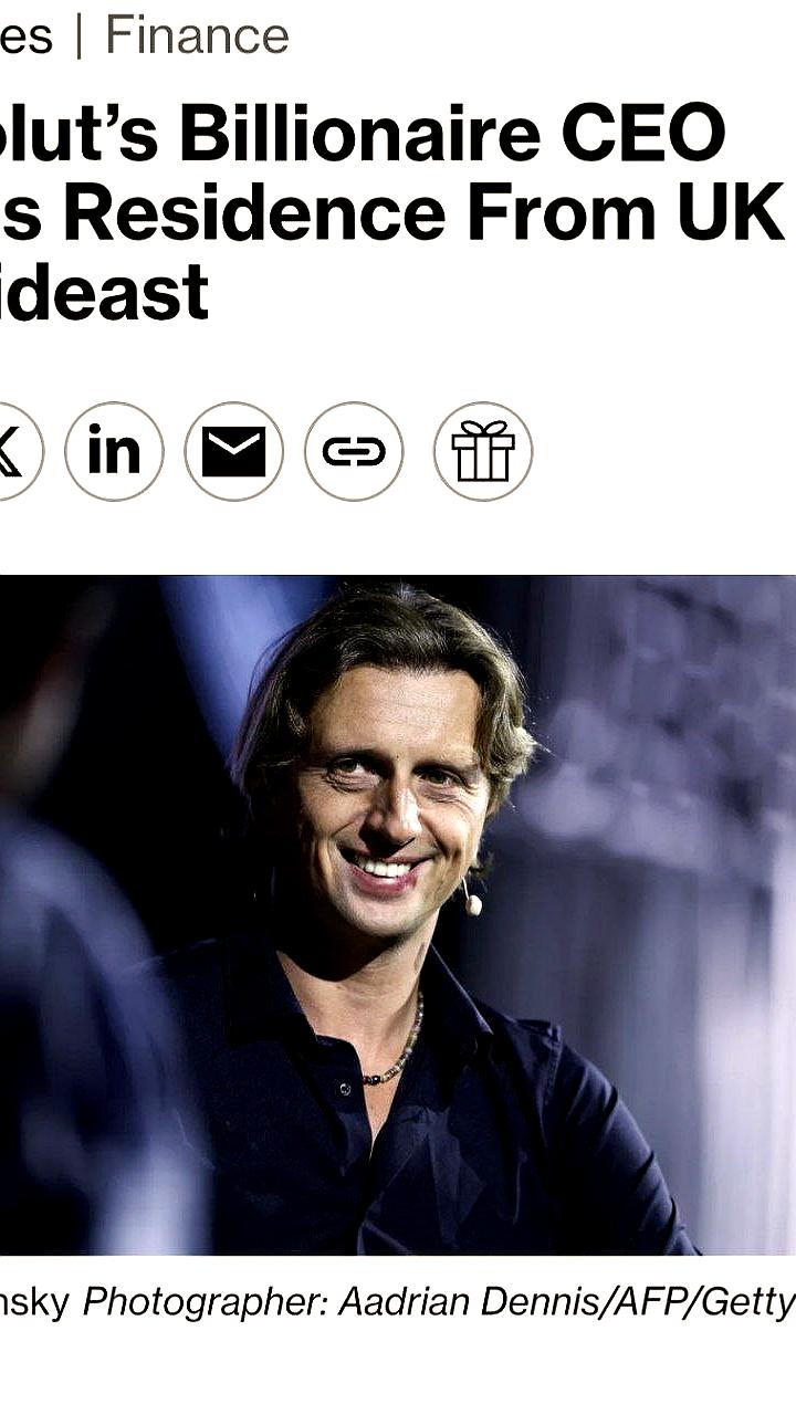 Основатель Revolut Николай Сторонский переехал в Дубай для продвижения банка