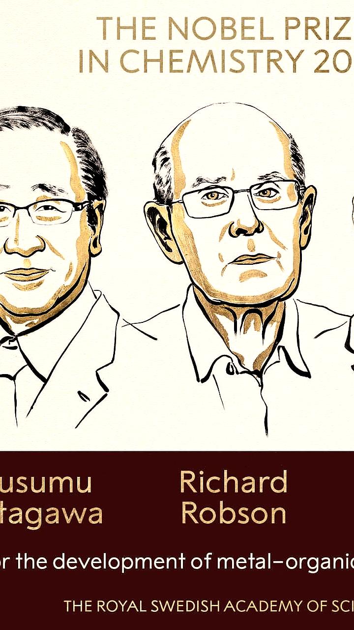 Нобелевская премия по химии вручена за разработку металлоорганических каркасов