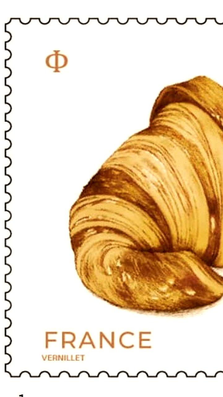 Французская почта представила марку с ароматом круассана