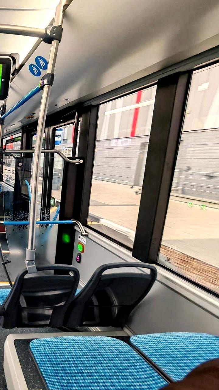 Запуск нового автобуса ЛиАЗ Citymax 12 на маршруте 1383 в Химках
