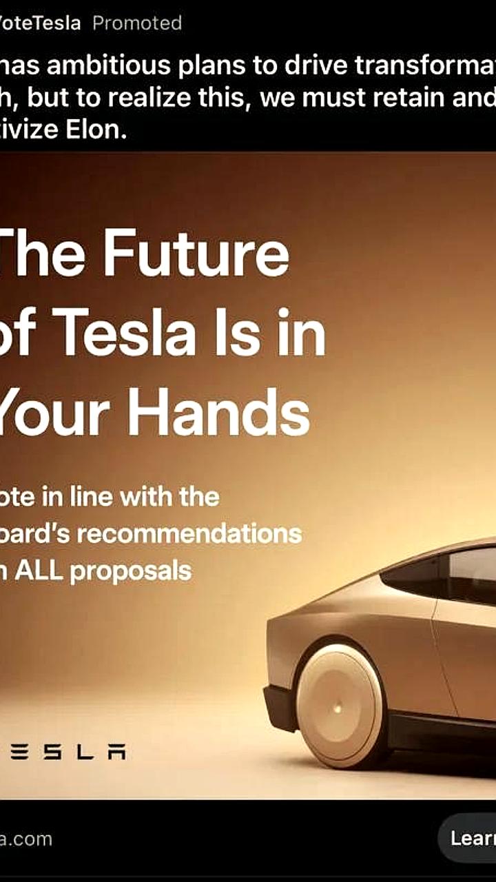 Tesla запускает рекламную кампанию в соцсетях для поддержки компенсационного пакета Илона Маска