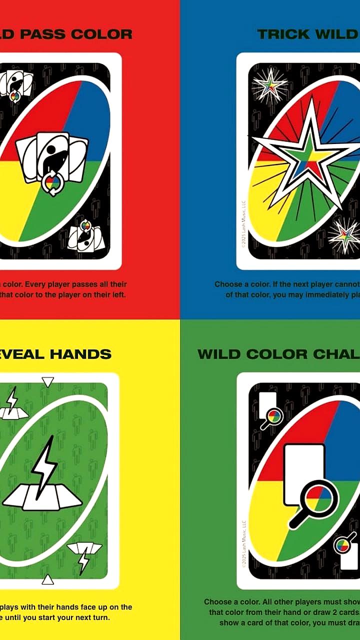 Билли Айлиш представила уникальную версию карточной игры Uno