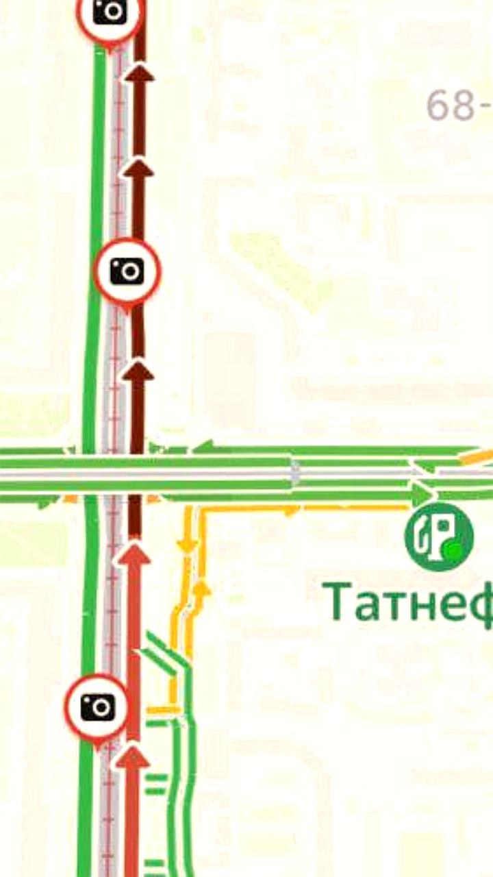 Светофоры не работают на семи участках в Казани из-за непогоды