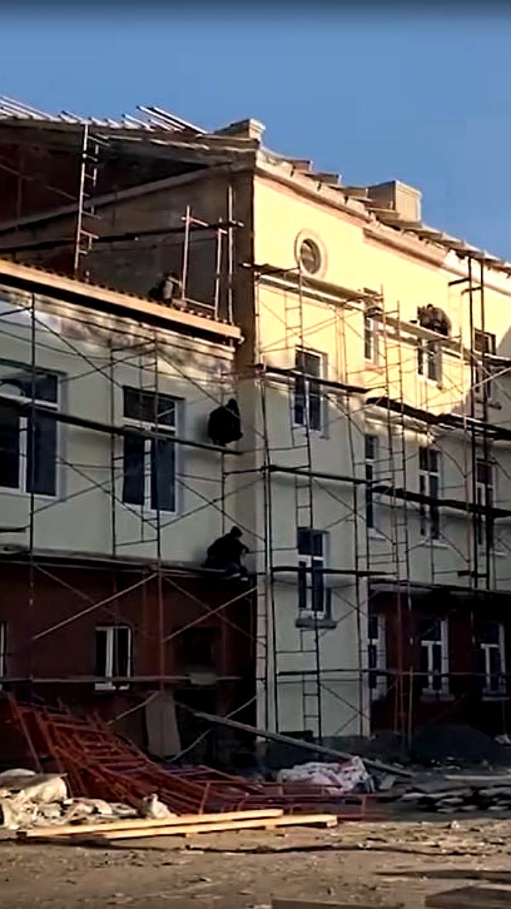 Капремонт казачьего кадетского корпуса в Ангарске идет по графику