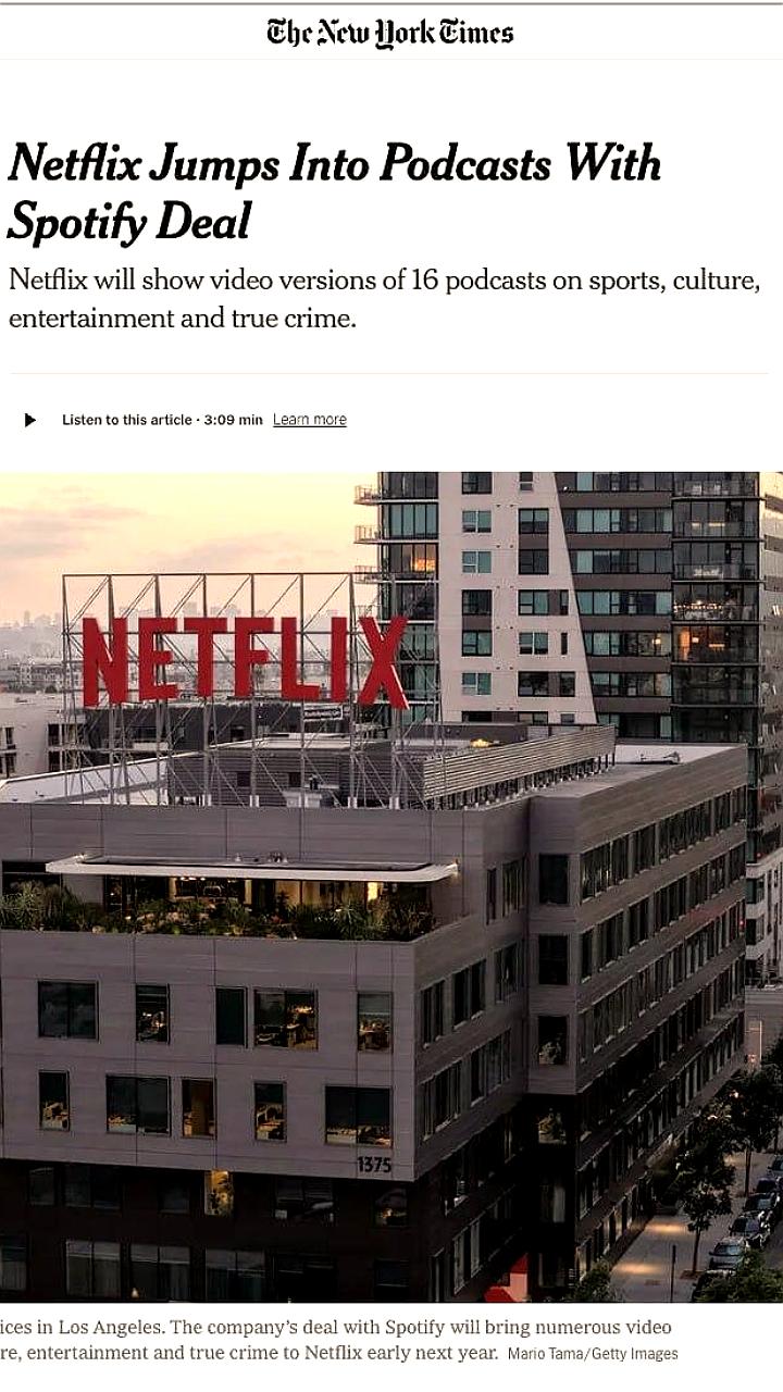 Netflix и Spotify анонсировали запуск 16 новых шоу в 2024 году