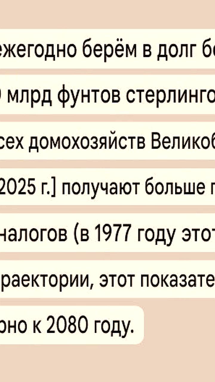 Министр финансов Великобритании Рэйчел Ривз анонсировала новые налоги для богатых