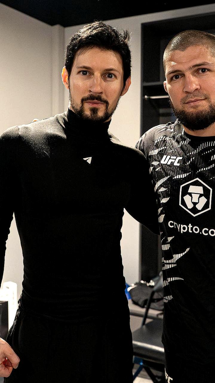 Хабиб Нурмагомедов и Павел Дуров встретились на турнире UFC 321 в Абу Даби