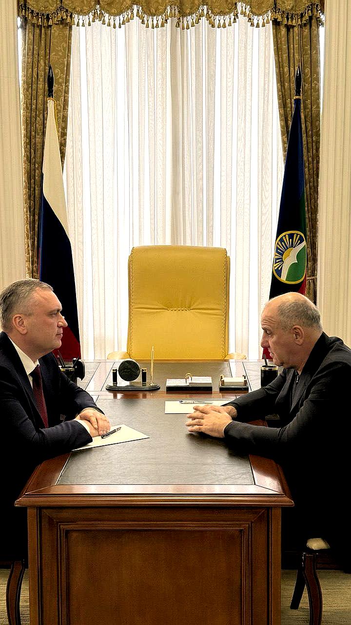 Встреча Темрезова и Дергачева: обсуждение газоснабжения и газификации КЧР до 2030 года