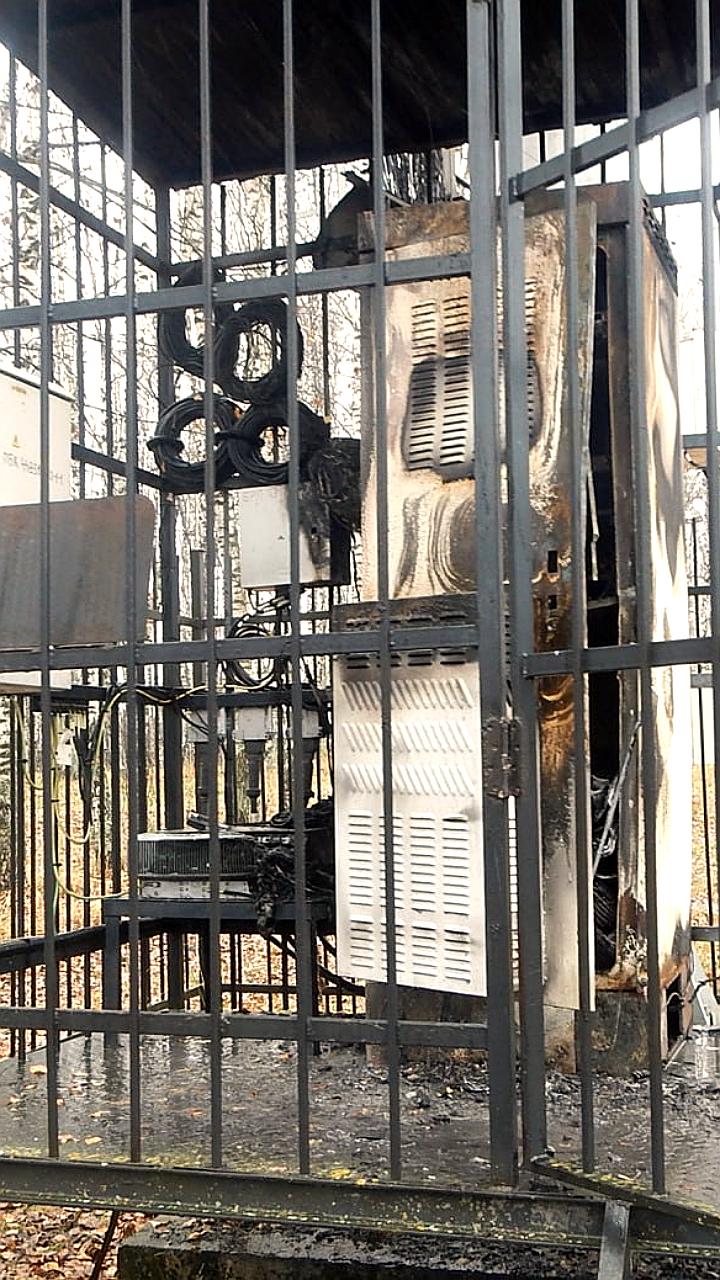 В Нижегородской области возбуждено дело о теракте после поджога вышки сотовой связи
