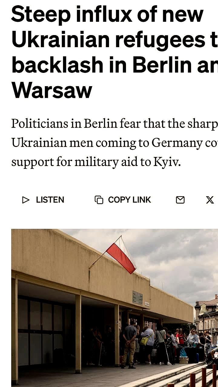 Польша и Германия выражают недовольство ростом числа украинских беженцев