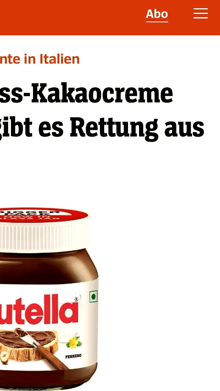 Nutella может подорожать из-за неурожая фундука в Италии