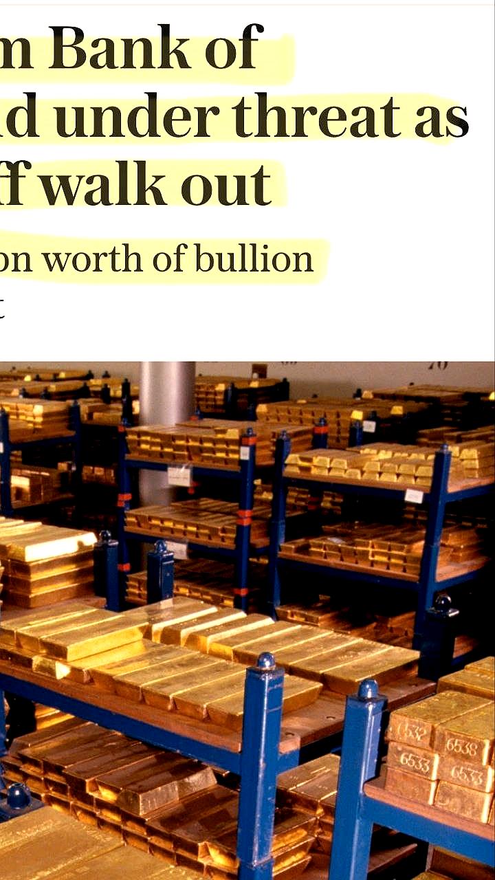 Охранники Банка Англии объявили забастовку из-за низких зарплат