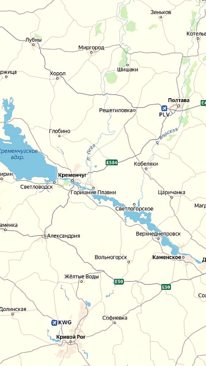 Яндекс Карты восстановили исторические названия городов Новороссии