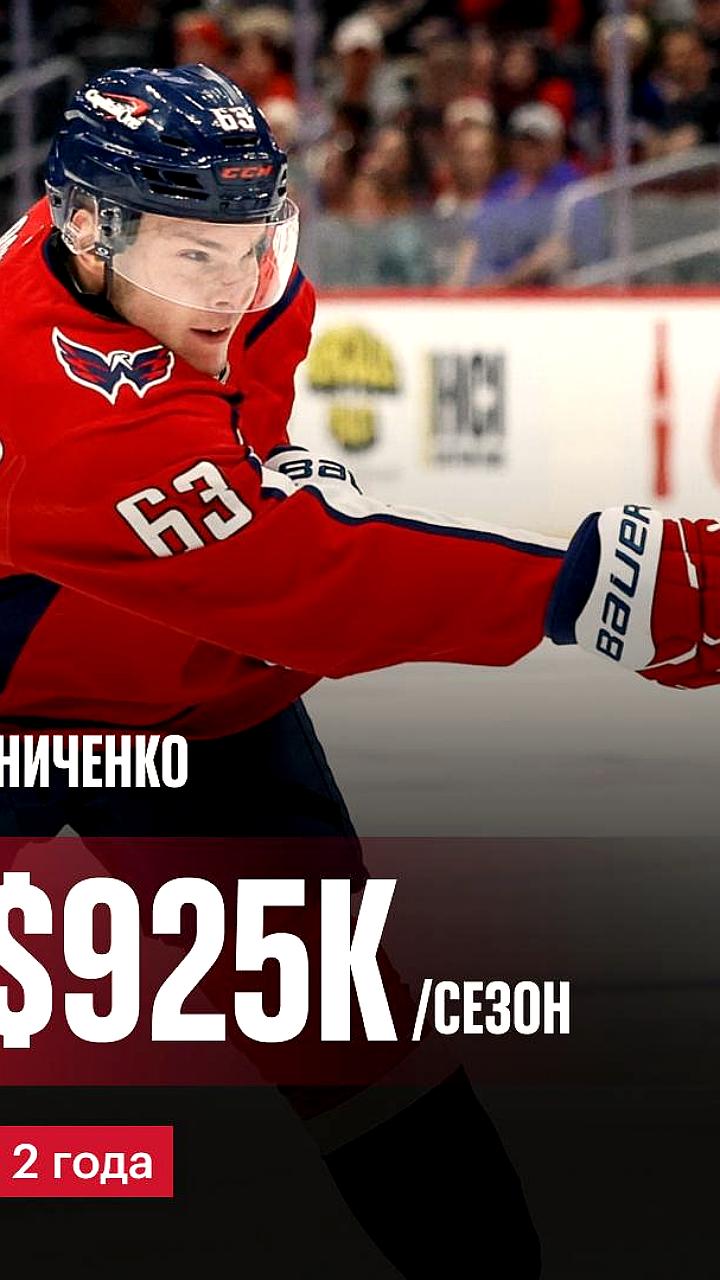 Вашингтон подписал двухлетний контракт с хоккеистом Мирошниченко