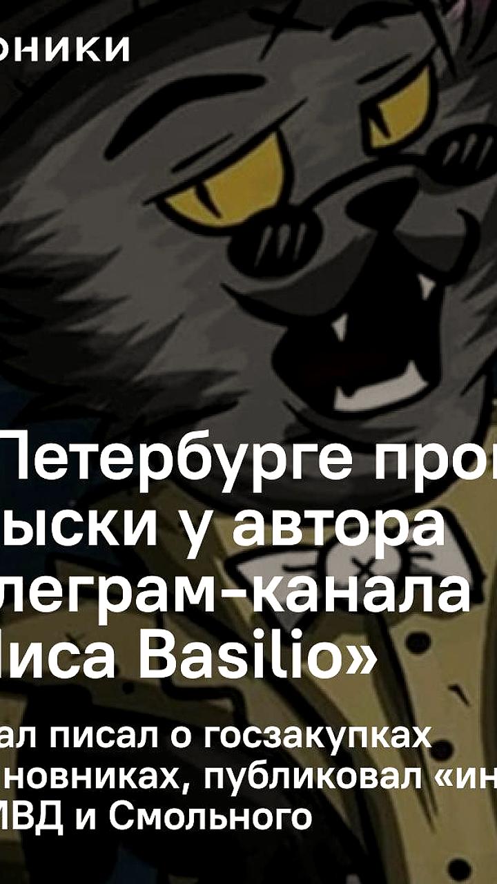 Обыски в офисах подрядчиков Минобороны и журналиста канала Лиса Basilio в Петербурге