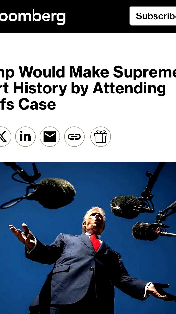 Трамп может стать первым действующим президентом, посетившим слушания в Верховном суде