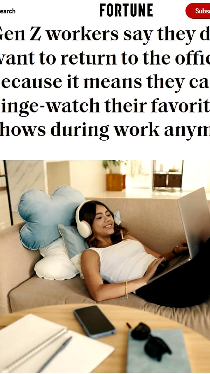Зумеры предпочитают удаленную работу из-за сериалов