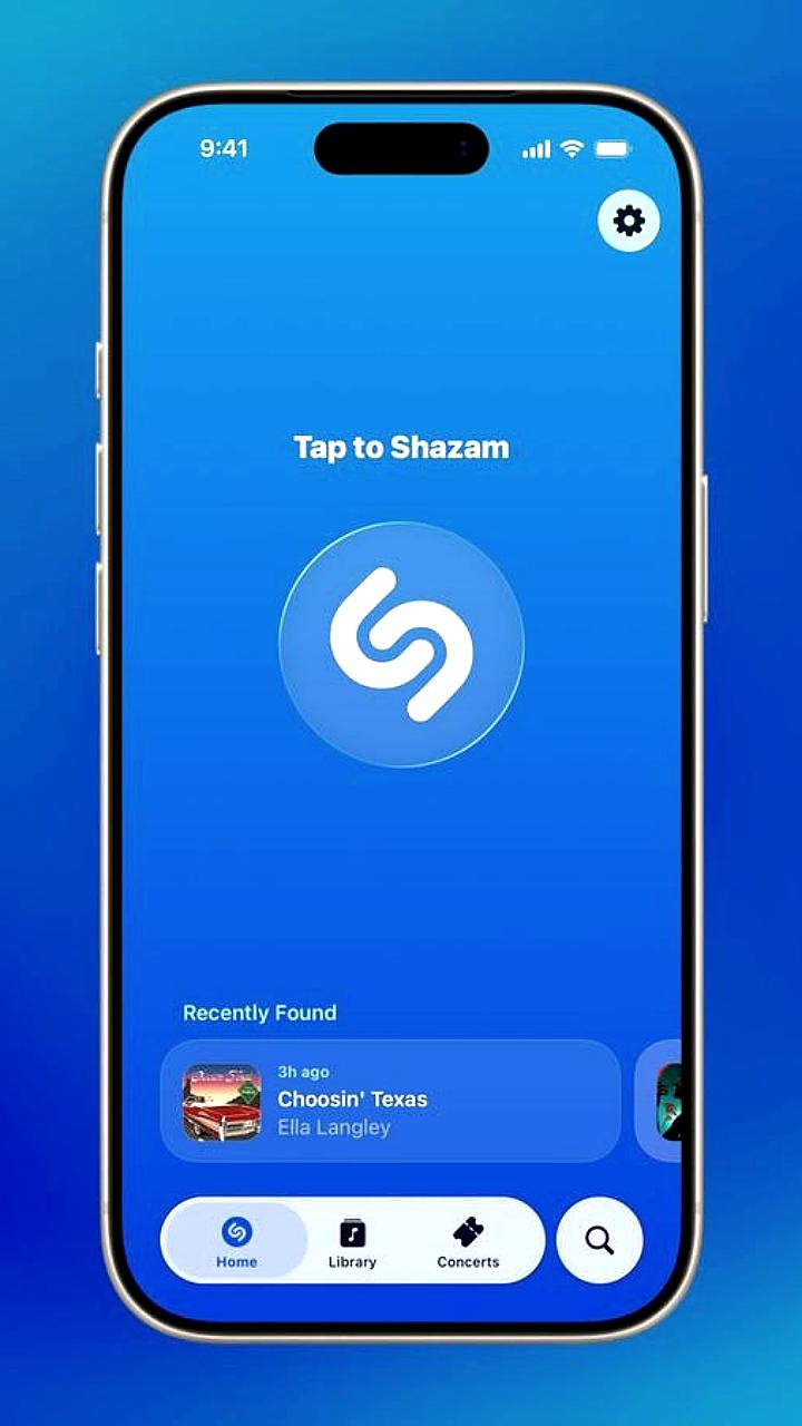Shazam для iOS обновился с новым дизайном в стиле Liquid Glass