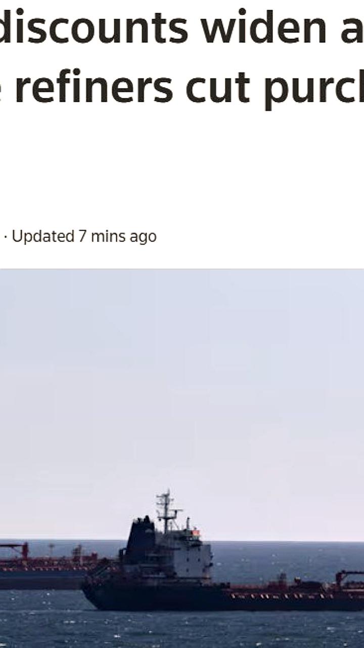 Российская нефть продается с рекордными скидками на фоне снижения спроса в Индии и Китае