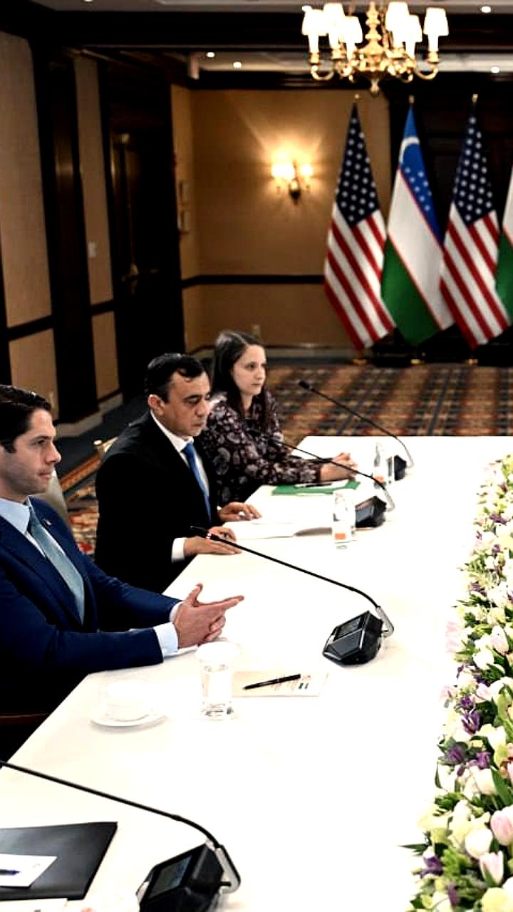 Шавкат Мирзиёев и Бен Блэк обсудили инвестиционные проекты и открытие офиса DFC в Ташкенте