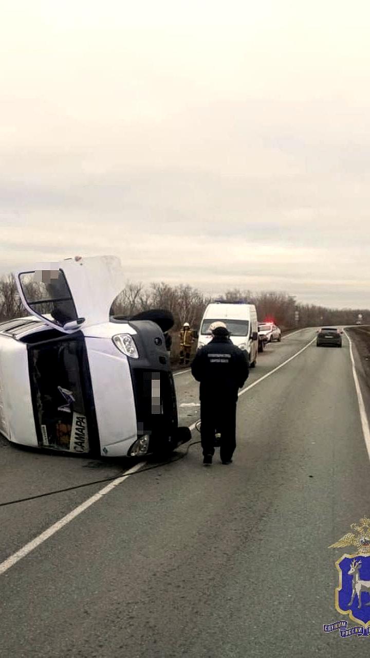 Авария в Самаре: автобус столкнулся с Газелью и уронил дерево на Lada