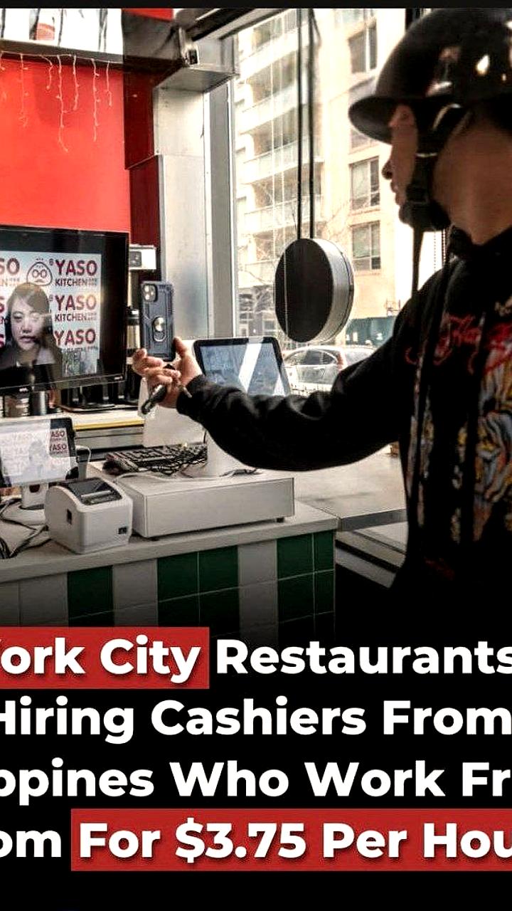 Нью-Йоркские рестораны нанимают удаленных кассиров с Филиппин для снижения затрат