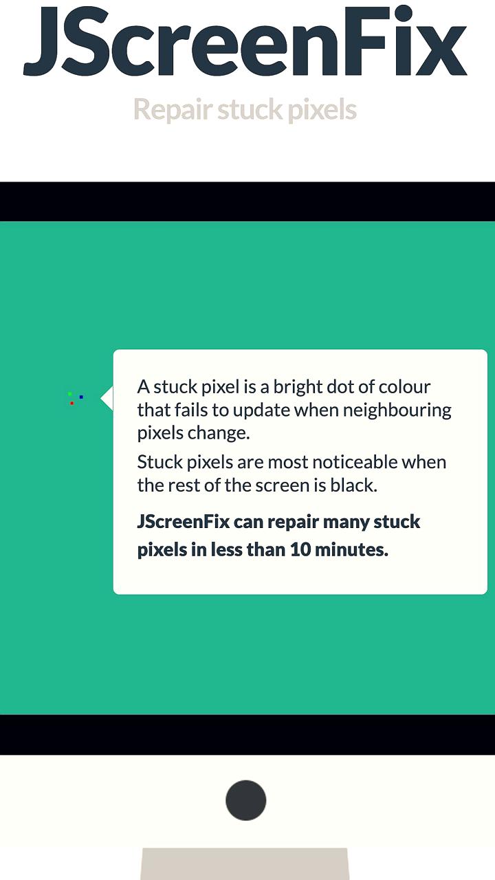 Бесплатный онлайн-сервис для восстановления застрявших пикселей на экране