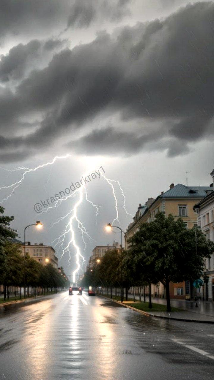 Штормовое предупреждение в Краснодарском крае: сильные дожди и опасность смерчей