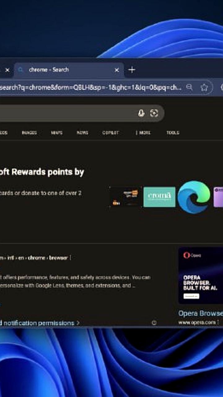 Microsoft предлагает пользователям бонусы за отказ от установки Google Chrome