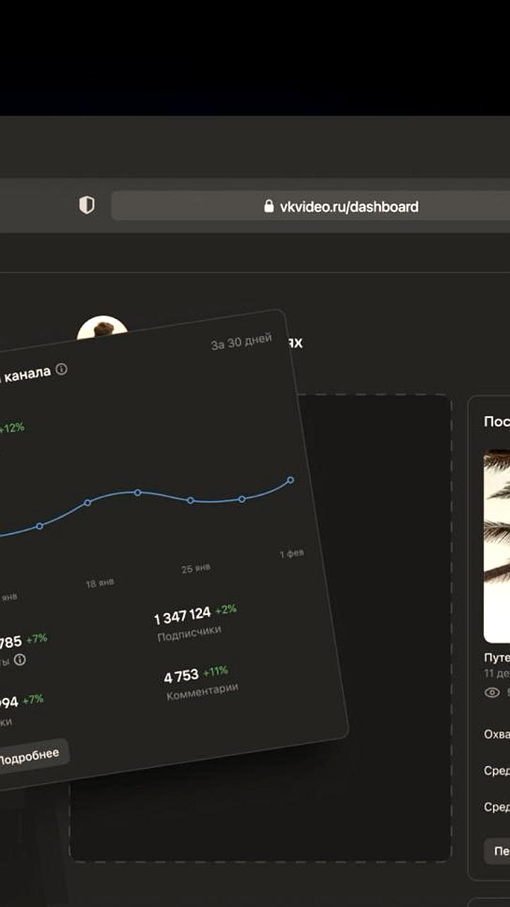 VK Видео обновил кабинет авторов с новыми функциями для анализа и управления контентом