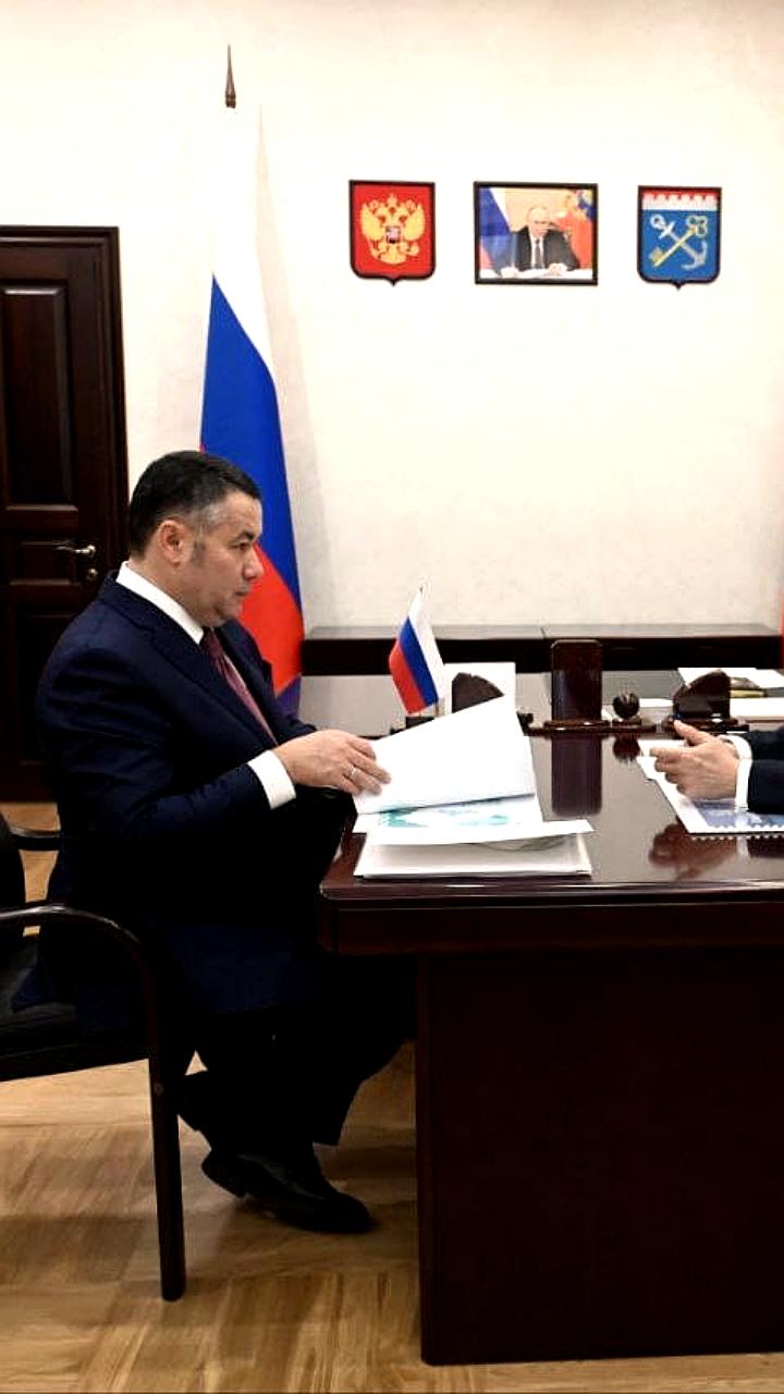 Обсуждение бюджета Ленинградской области и развитие морских портов с Игорем Руденей