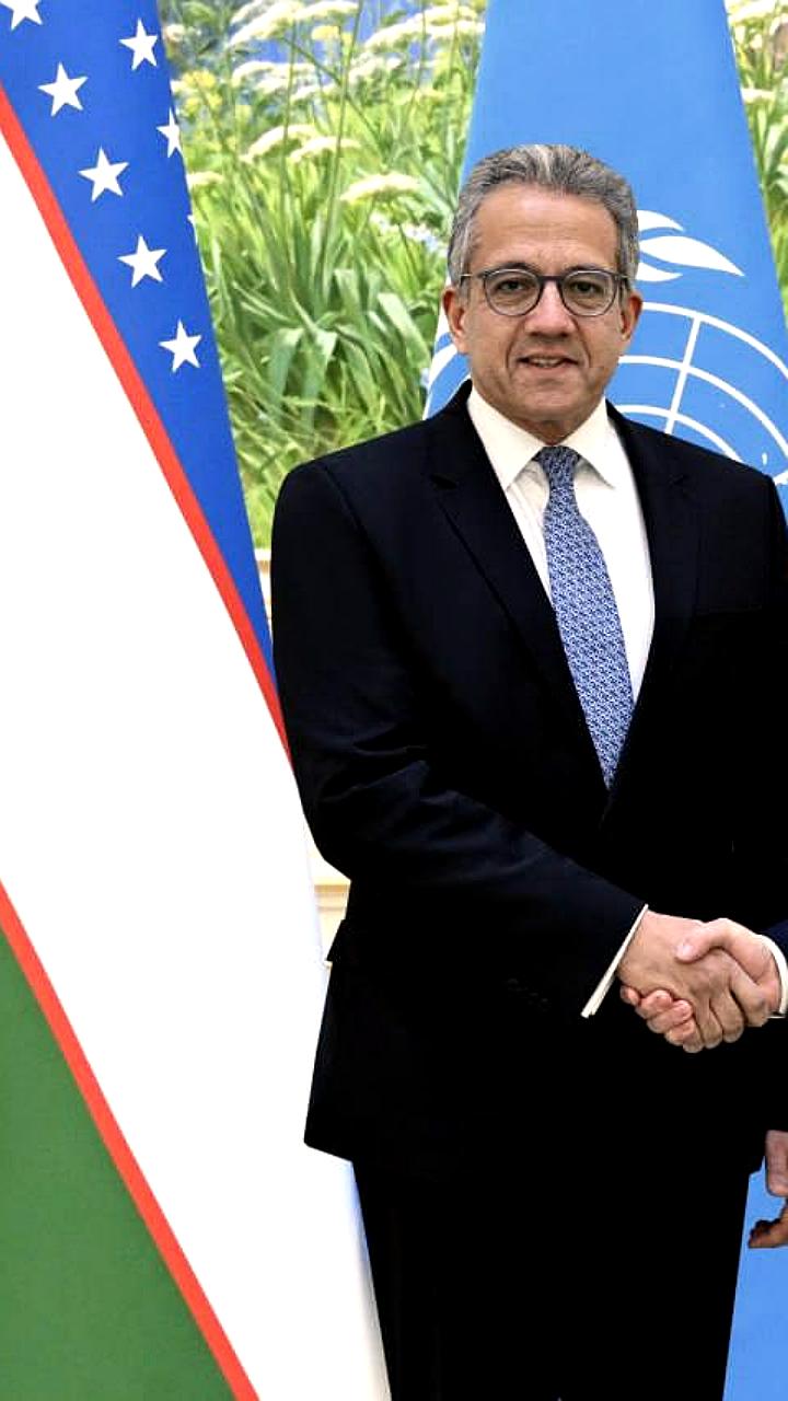 Шавкат Мирзиёев встретился с новым гендиректором ЮНЕСКО Халедом Аль Анани