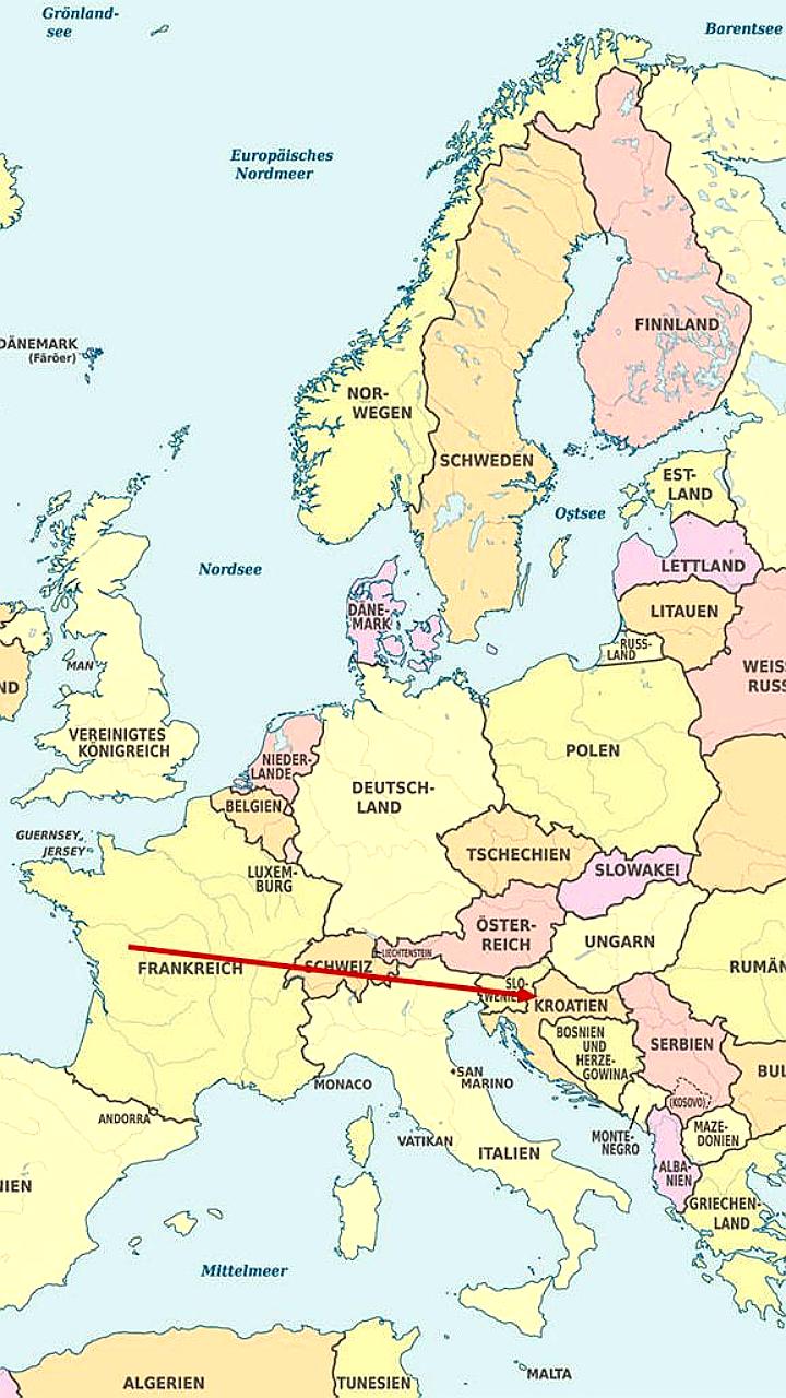 85-летний французский пенсионер случайно проехал 1500 км до Хорватии вместо визита к врачу