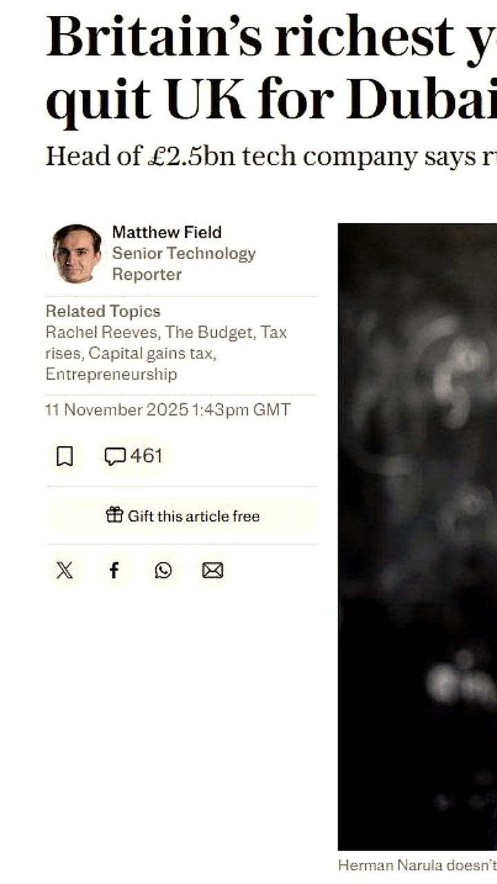 Герман Нарула, гендиректор Improbable, покидает Великобританию из-за угрозы налога на выезд