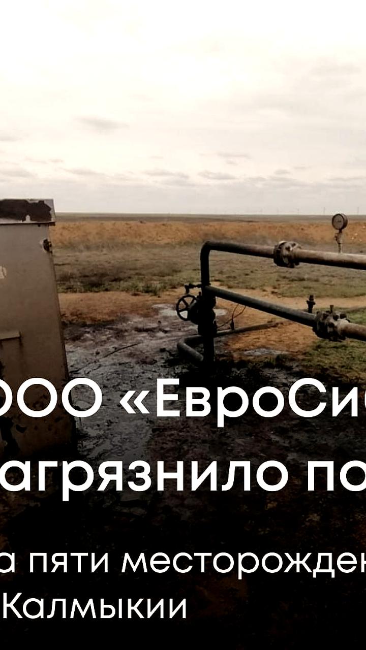 Росприроднадзор требует от компаний компенсации за экологические нарушения в Калмыкии