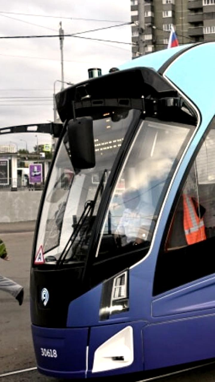 В Москве запущен первый беспилотный трамвай, перевезший 40 тысяч пассажиров