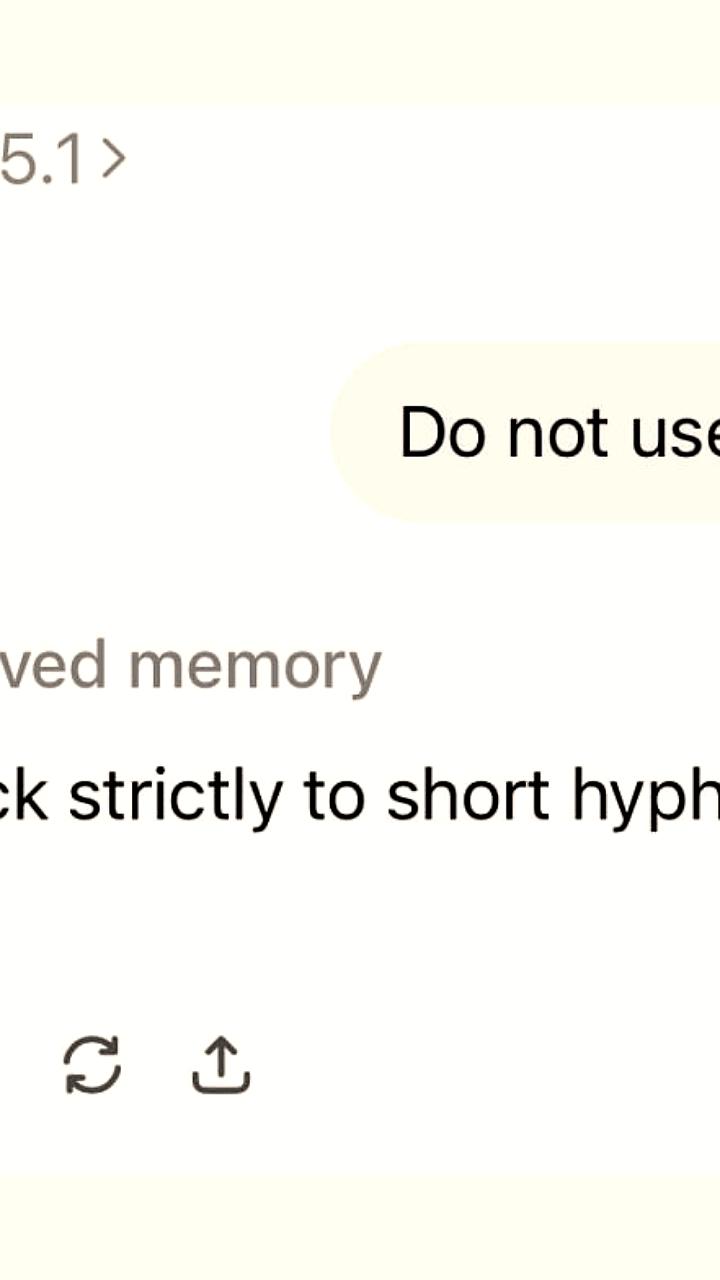 OpenAI устраняет проблему с использованием длинного тире в ChatGPT