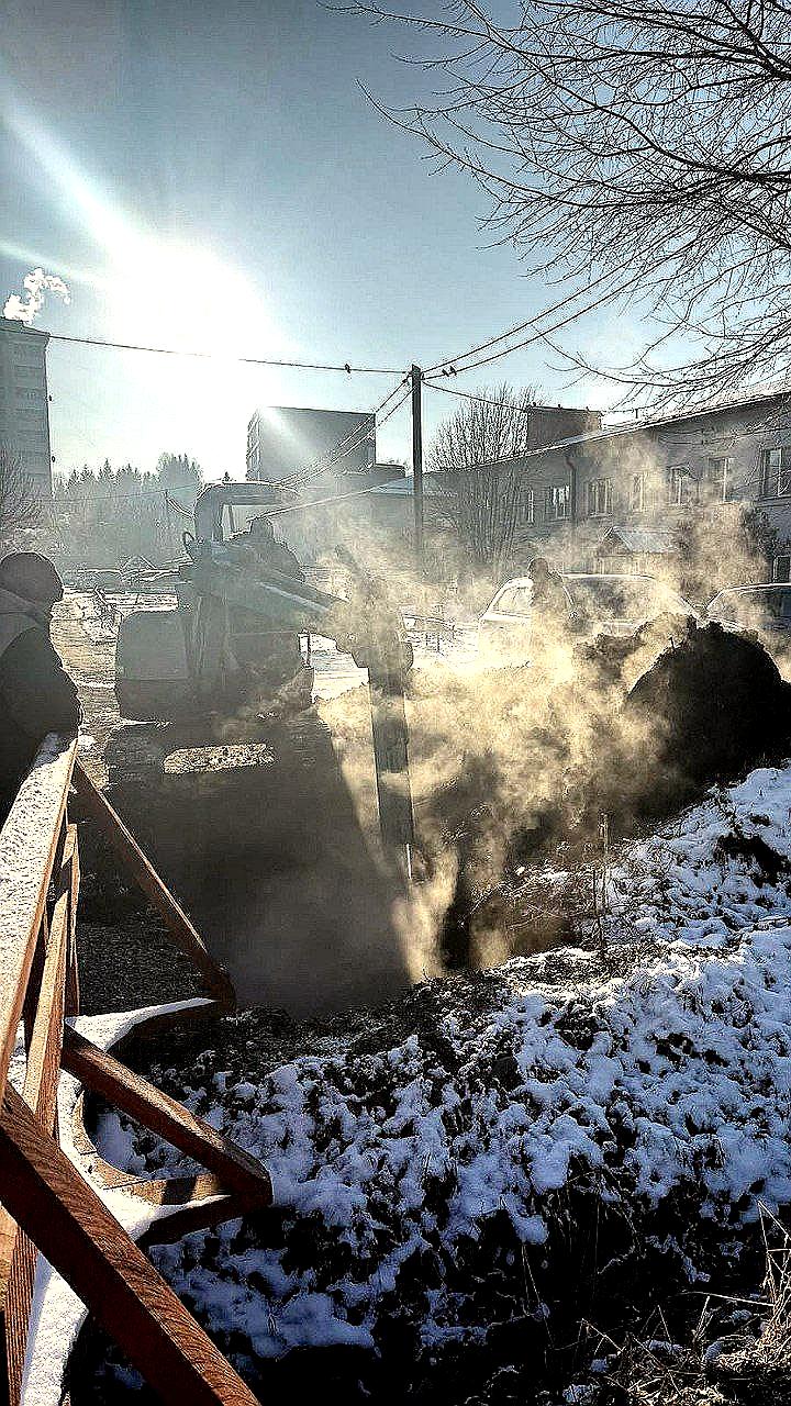 Аварийное отключение отопления в Горно Алтайске: восстановительные работы продолжаются
