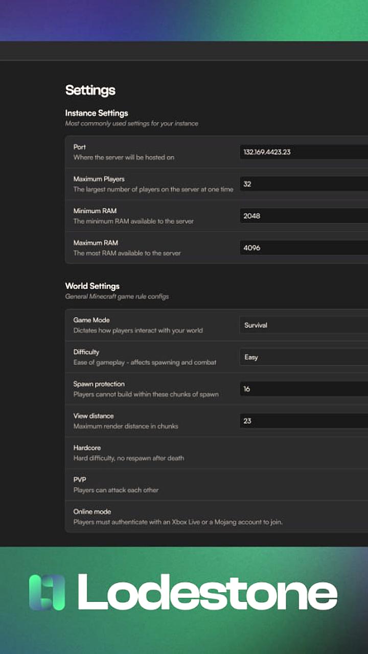 Lodestone: Бесплатный инструмент для хостинга игровых серверов