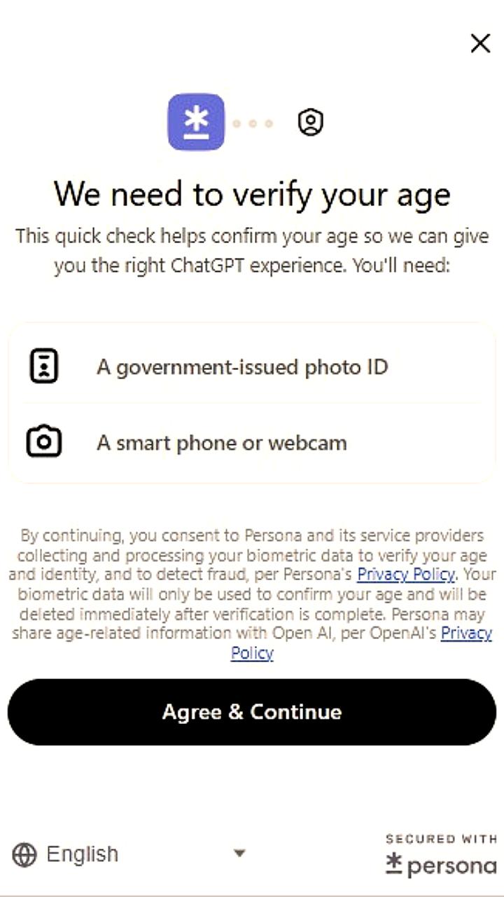 ChatGPT вводит возрастные ограничения для пользователей