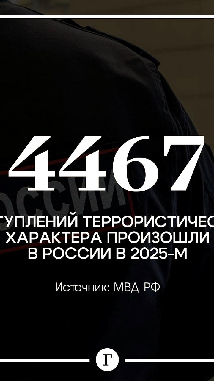 В России зафиксирован рекордный рост террористических преступлений в 2025 году