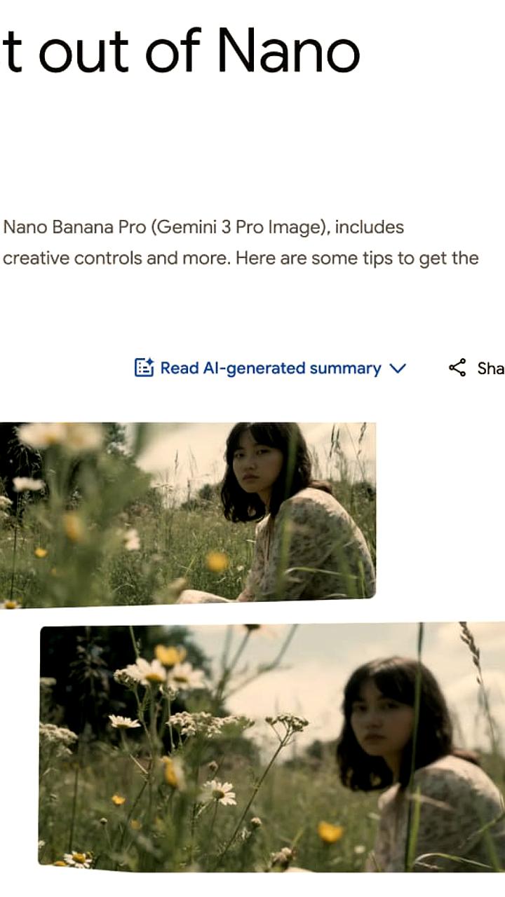 Google представила гайд по эффективному использованию Nano Banana Pro