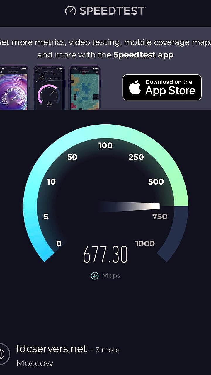 Speedtest от Ookla вновь доступен в России после блокировки