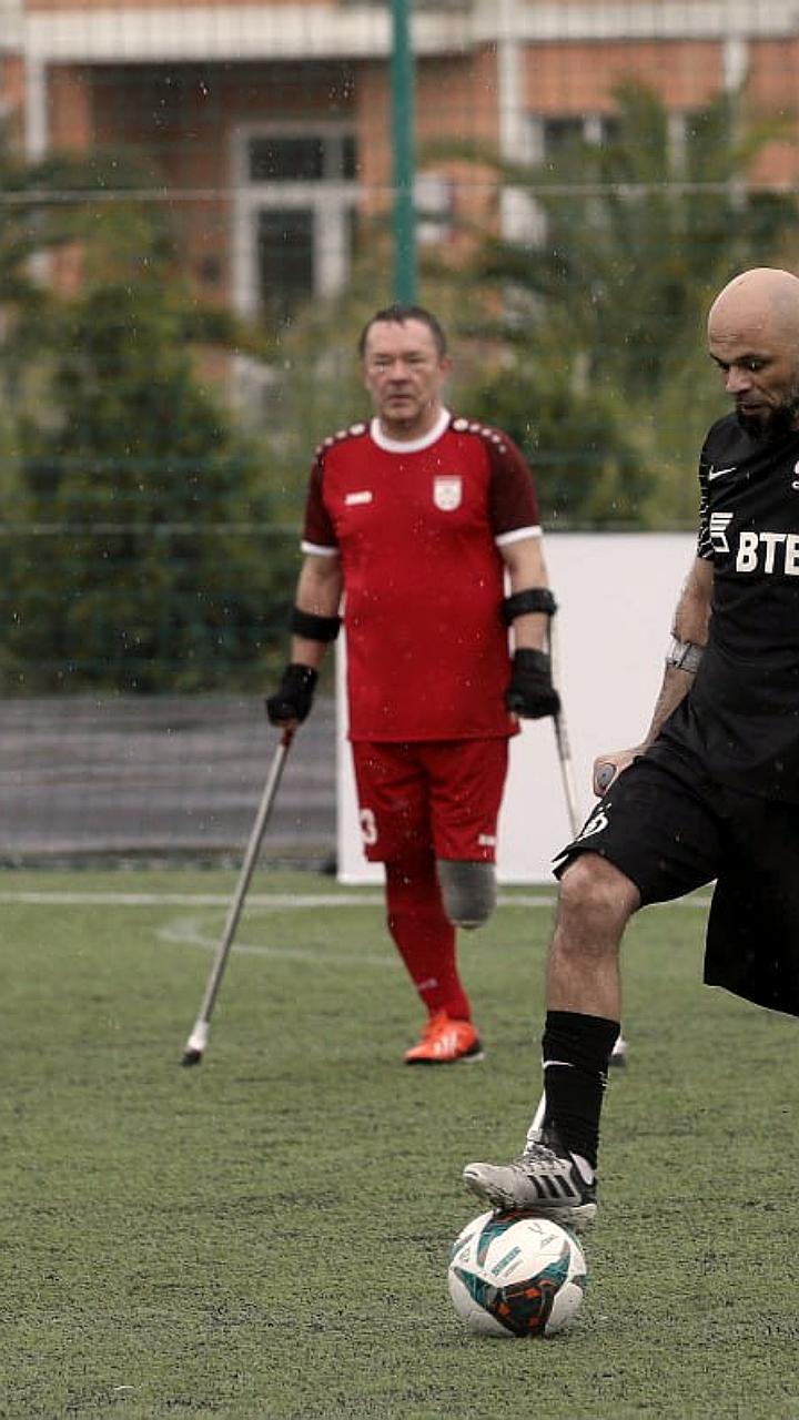 В Махачкале прошел матч по футболу среди ампутантов в честь ветеранов СВО