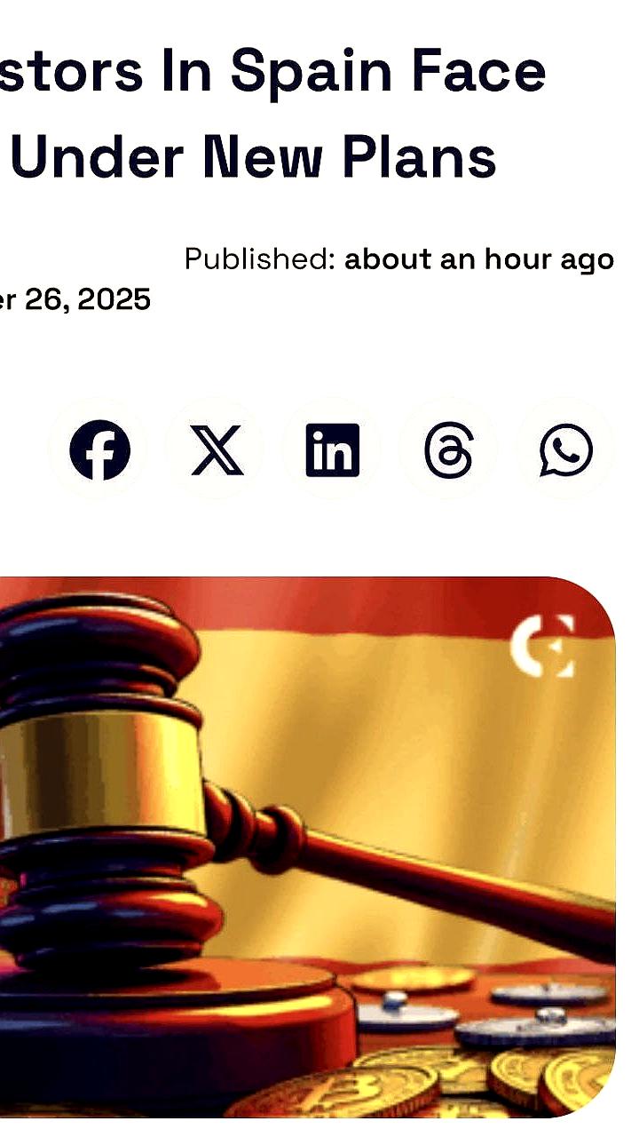 Испания предлагает увеличить налог на криптовалютные доходы до 47%